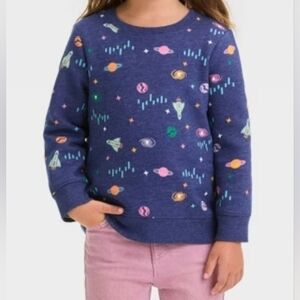 💥5/$30 Cat & Jack Toddler Girls' Fleece Sweatshirt, Size: 18M